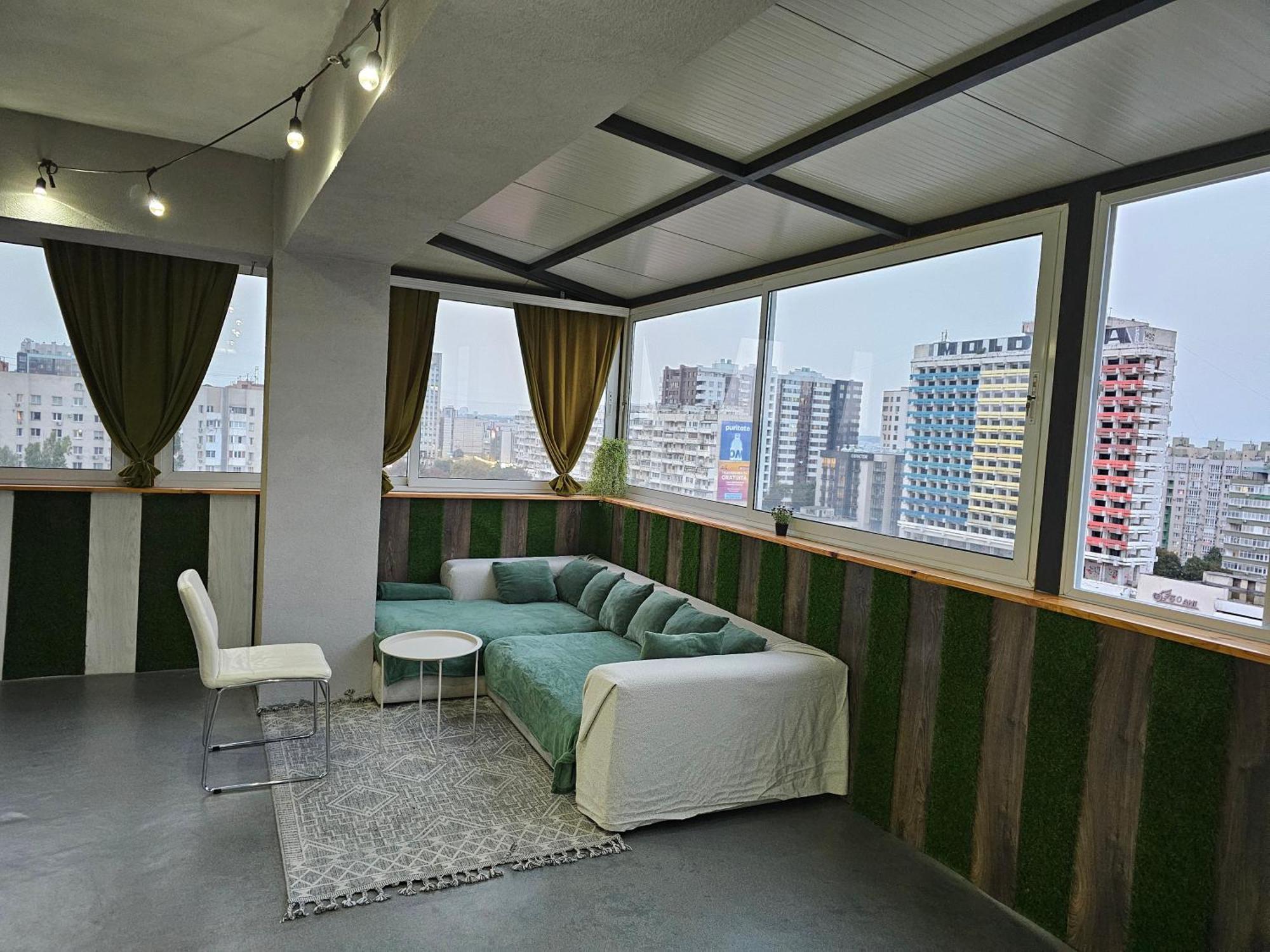 Apartament With Terras คีชีเนา ภายนอก รูปภาพ
