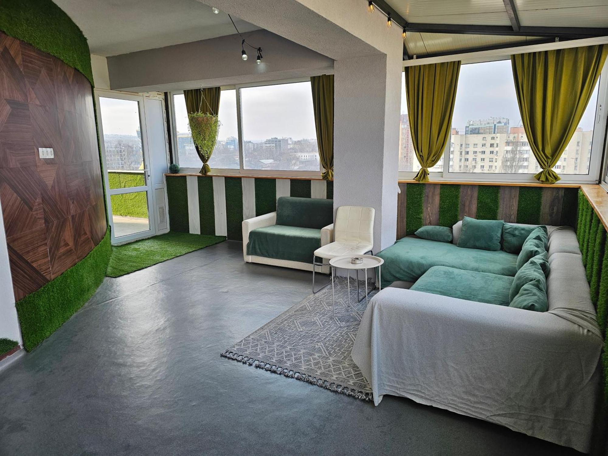 Apartament With Terras คีชีเนา ภายนอก รูปภาพ